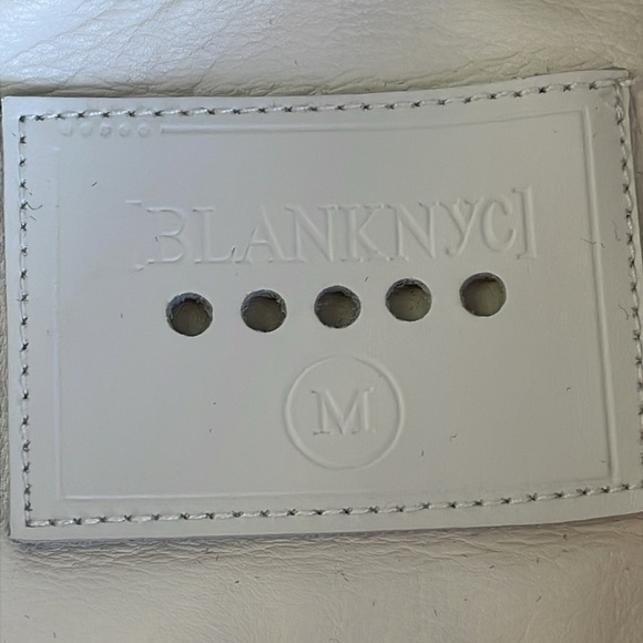 Blank NYC White Faux Leather Motorcycle Jacket with Floral Print - Picture 9 of 12